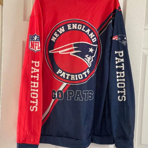 New England Patriots NFL Pullover Hoodie SZ LG - Picture 2 of 2
